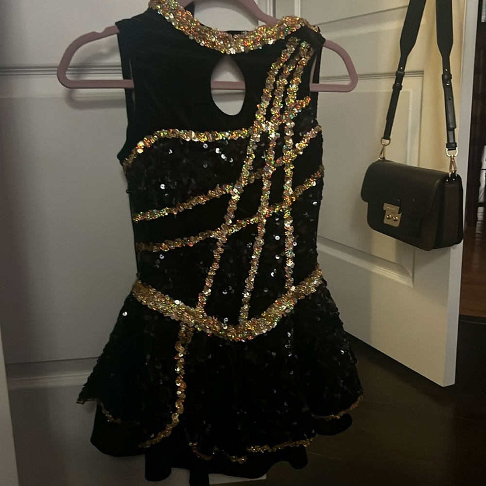 Dance costume with built in leotard